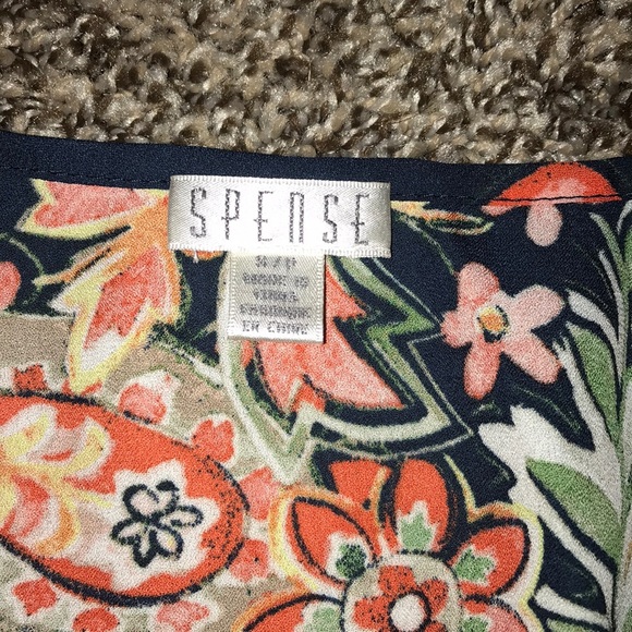 Lovely floral flowy top (longer length) - Picture 3 of 3